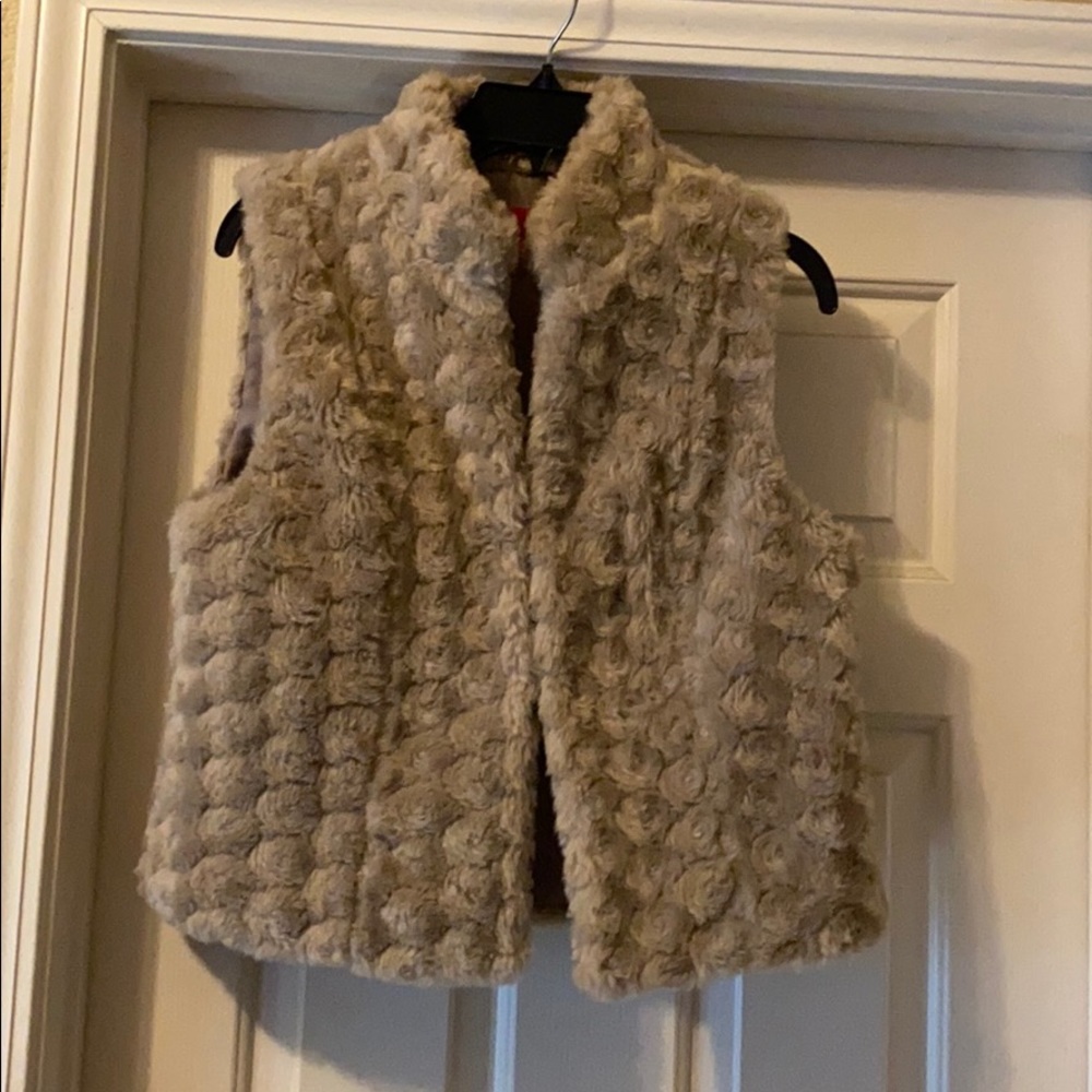 Faux fur vest